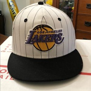 Los Angeles Lakers hat.